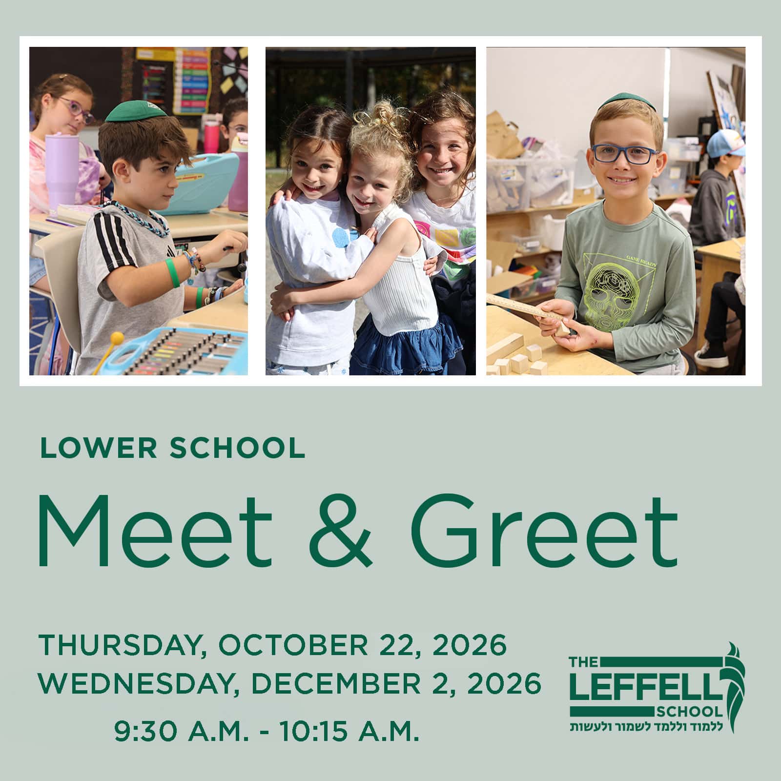 Lower School Meet & Greet Template